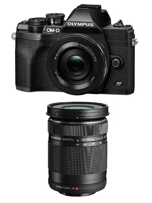 Фотоаппарат Olympus OM-D E-M10 Mark IV EZ Double Zoom Kit + M.Zuiko Digital ED 14-42mm F3.5-5.6 EZ + M.Zuiko Digital ED 40-150mm F4.0-5.6 R