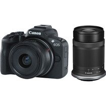 Фотоаппарат Canon EOS R50 Kit RF-S 18-45mm F4.5-6.3 IS STM + RF 55-210 F5-7.1 IS STM Black