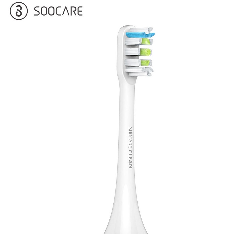 Насадка для зубной щетки Xiaomi Soocare X3 White с фирменным логотипом