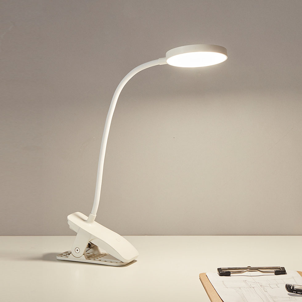 Портативная настольная светодиодная лампа Portable LED Charging Clamping Lamp (DK-00370)