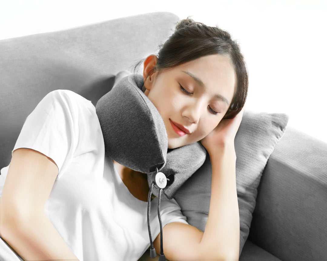 LF-Massage-sleep-neck-pillow-Gray