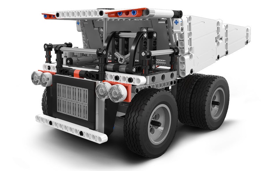 Игрушка трансформер MiTu Building blocks Mine Truck грузовик крупным планом