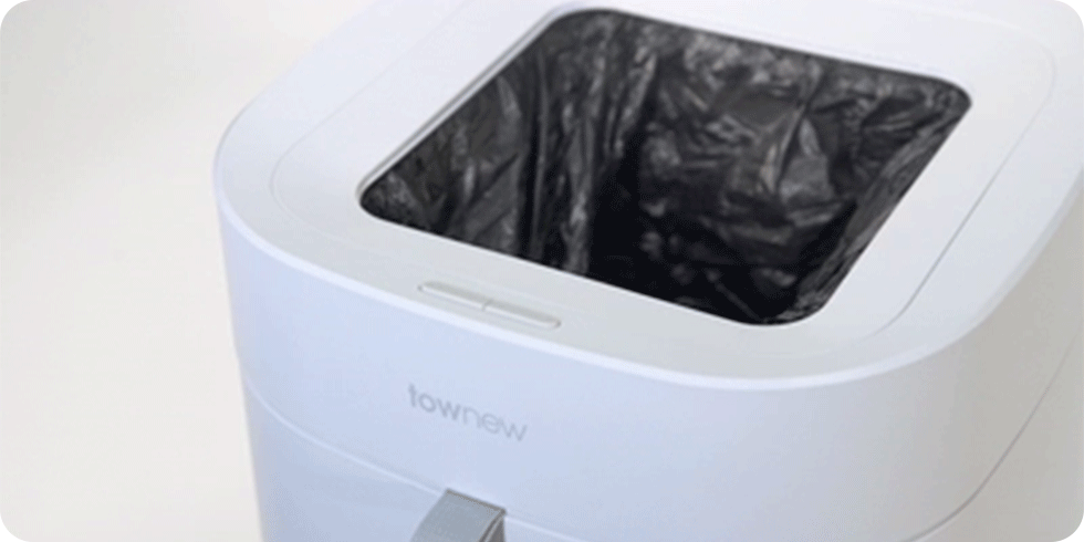 Умная корзина для мусора Townew T Air Smart Trash (белый)