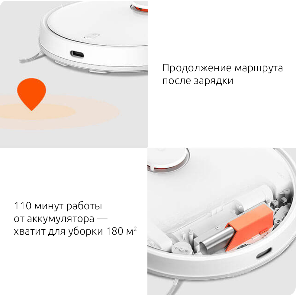 Робот-пылесос Xiaomi Mijia LDS Vacuum Cleaner (черный)