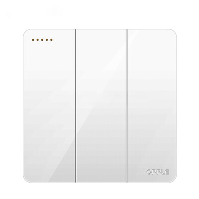 Выключатель тройной Xiaomi OPPLE Lighting Wall Switch Socket White K12 Three Billing Control