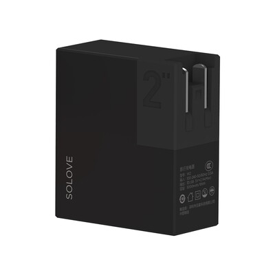 Внешний аккумулятор Xiaomi Solove W2 Travel Charger 5000 mAh Black