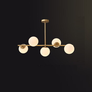 Люстра Xiaomi Huayi Nordic Simple Luxury Chandelier 5 Lamps Gold