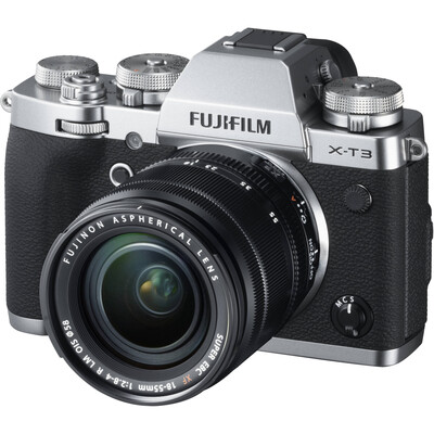 Фотоаппарат Fujifilm X-T3 Kit XF 18-55mm f/2.8-4 R R LM OIS Silver