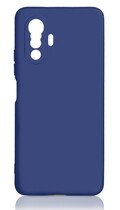Накладка Soft-touch для Xiaomi Poco F3 GT Синяя