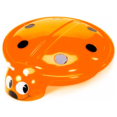 Песочница- бассейн БОЖЬЯ КОРОВКА с крышкой цвет оранжевый, диаметр 92 см