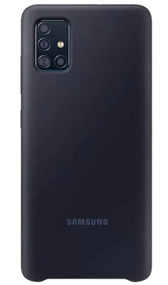 Накладка Soft-touch для Samsung Galaxy A52 Черная
