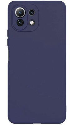 Накладка Soft-touch для Xiaomi Mi 11 Lite Синяя