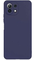 Накладка Soft-touch для Xiaomi Mi 11 Lite Синяя