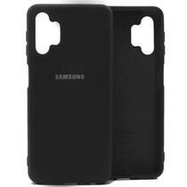 Накладка Soft-touch для Samsung Galaxy A32 4G Черная