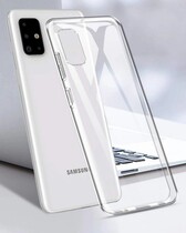 Накладка EG для Samsung Galaxy A52 силиконовая прозрачная