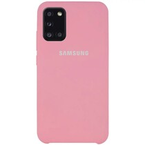Накладка Soft-touch для Samsung Galaxy A52 Розовая