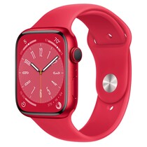 Часы Apple Watch Series 8 GPS 45mm Red Aluminium MNUU3 M/L Red Sport Band