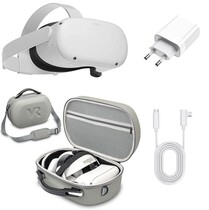 Шлем виртуальной реальности Oculus Quest 2 256GB + кабель Oculus 5м + Зарядное устройство + Защитный кейс C3