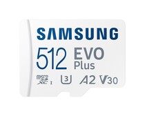 Карта памяти Samsung MicroSDXC class10 EVO PLUS UHS-I U1 A2 V30 130MB/s 512GB + SD адаптер MB-MC512KA/EU
