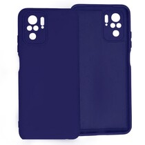 Накладка Soft-touch для Xiaomi Poco M5S/Note 10 Синий