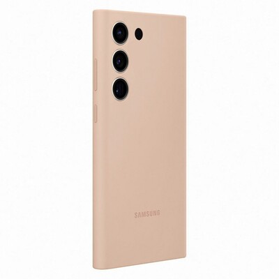 Накладка Soft-touch для Samsung S23 Кремовая