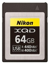 Карта памяти Nikon MC-XQ64G XQD 64Gb 440/400 MB/s