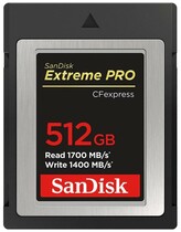 Карта памяти SanDisk CFexpress Type B 512GB R/W 1700/1400 МБ/с