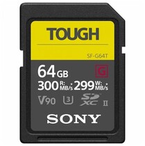 Карта памяти Sony SF-G 64GB SDXC Tough UHS-II U3 V90 299/300 MB/s SF-G64T
