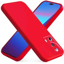 Накладка Soft-touch для Xiaomi 13 Lite красная