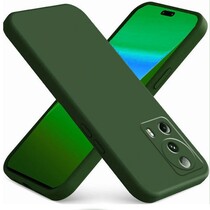 Накладка Soft-touch для Xiaomi 13 Lite зеленая