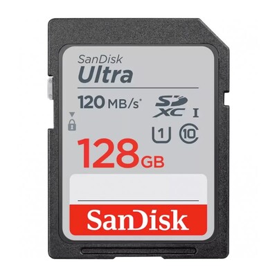 Карта памяти SanDisk Ultra SDXC Class 10 UHS-I 120MB/s 128GB SDSDUN4-128G-GN6IN