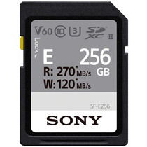 Карта памяти Sony SF-E SDXC 256GB Class10 UHS-II 120/270Mb/s SF-E256