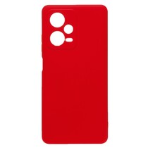 Накладка Soft-touch для Xiaomi Redmi Note 12 Pro 5G красная
