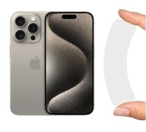 Защитное стекло из углеродного волокна высокой прочности для Apple iPhone 15/15 Pro