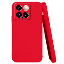 Накладка Soft-touch для Xiaomi 14 Красная