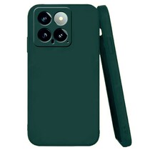 Накладка Soft-touch для Xiaomi 14 Зеленая
