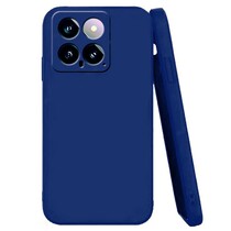 Накладка Soft-touch для Xiaomi 14 Синяя