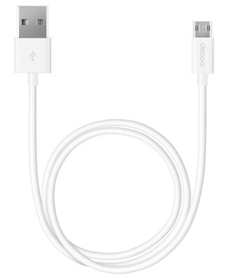 Кабель Deppa USB-micro USB 2м Белый 72214