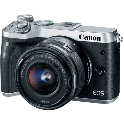 Фотоаппарат Canon EOS M6 Kit EF-M 15-45 IS STM Silver