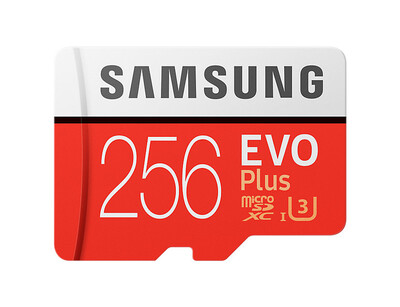 Карта памяти Samsung EVO Plus 100 Mb/s microSDXC UHS-I U3 256 ГБ (MB-MC256HA/RU)